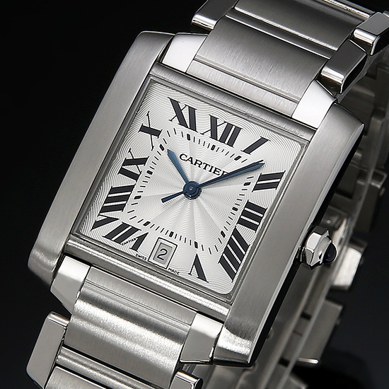 CARTIER(USED) 탱크 프랑세스 스틸 L