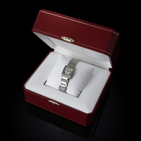 CARTIER(USED)탱크 프랑세스 콤비 스몰