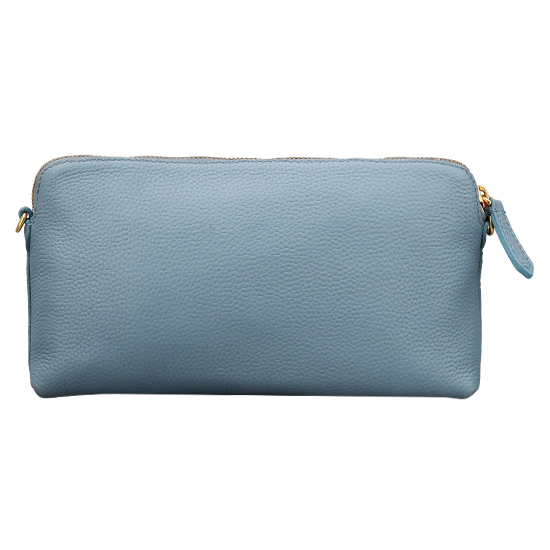 BURBERRY(USED)블루 레더 크로스 바디백