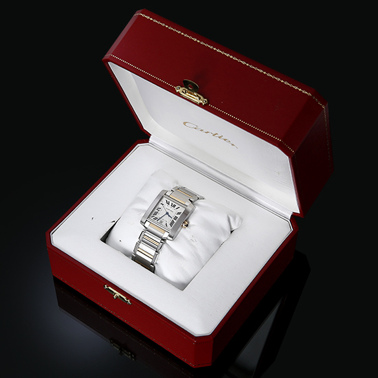 CARTIER(USED) 탱크 프랑세스 콤비 L