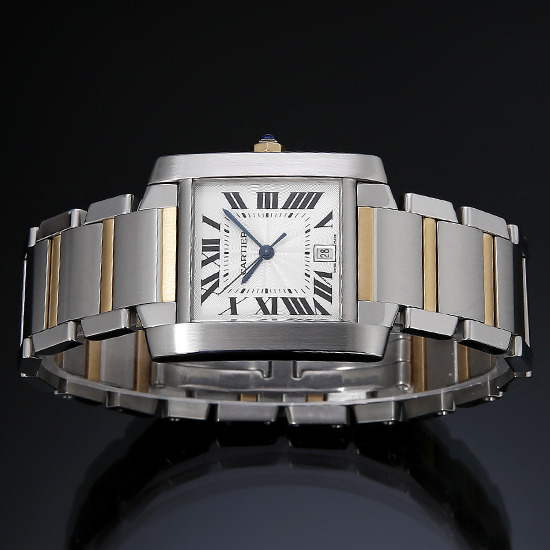 CARTIER(USED) 탱크 프랑세스 콤비 L