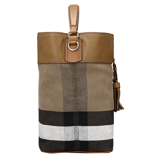 BURBERRY(USED)애쉬비 캔버스 체크 호보백