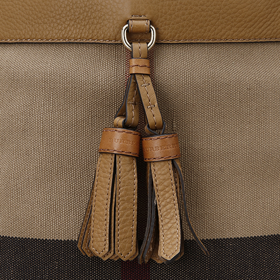 BURBERRY(USED)애쉬비 캔버스 체크 호보백