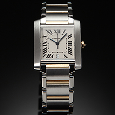 CARTIER(USED) 탱크 프랑세스 콤비 오토 L