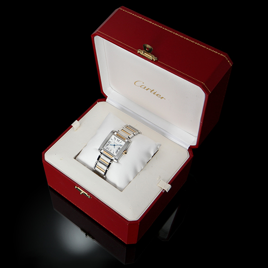 CARTIER(USED) 탱크 프랑세스 콤비 L