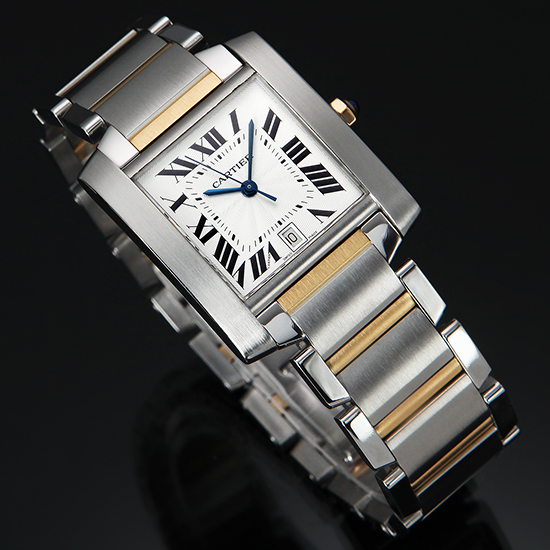 CARTIER(USED) 탱크 프랑세스 콤비 L