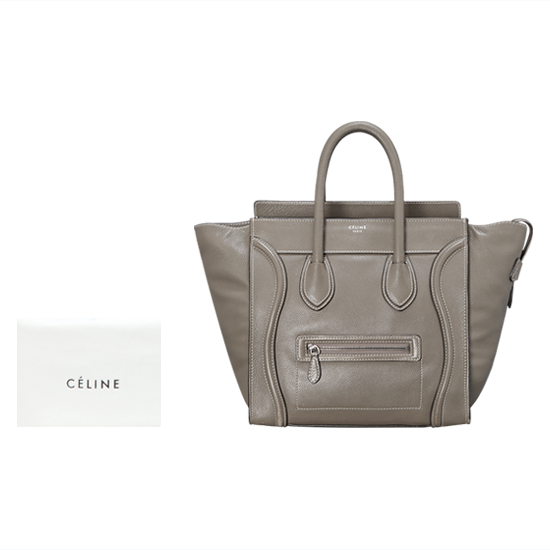CELINE(USED)러기지 그레이 토트백