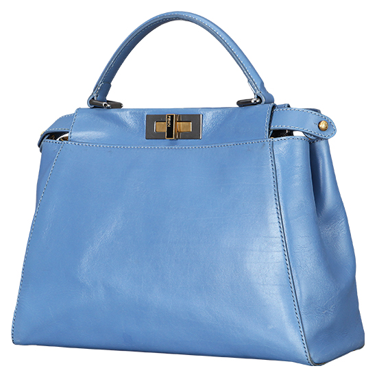 FENDI(USED)피카부 블루 파이톤
