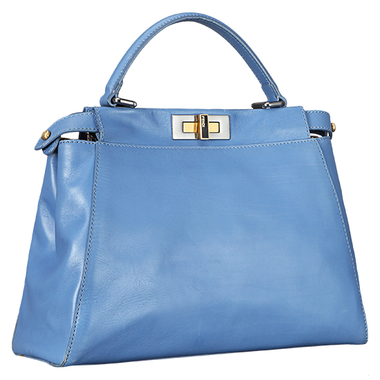 FENDI(USED)피카부 블루 파이톤