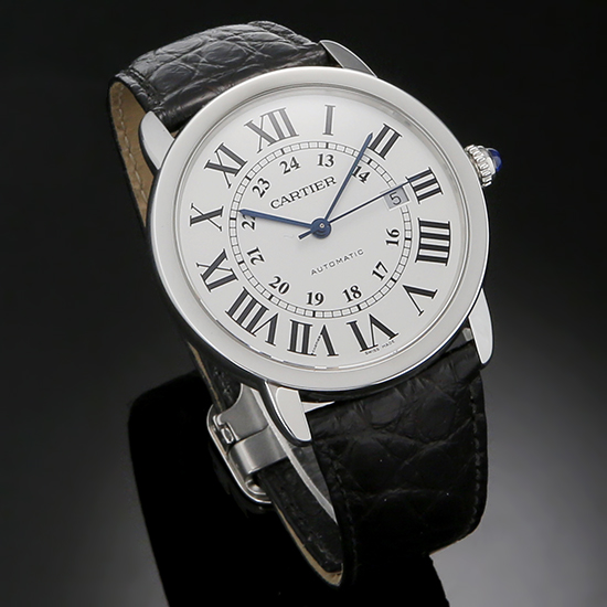 CARTIER(USED)롱드솔로 스틸 오토 XL