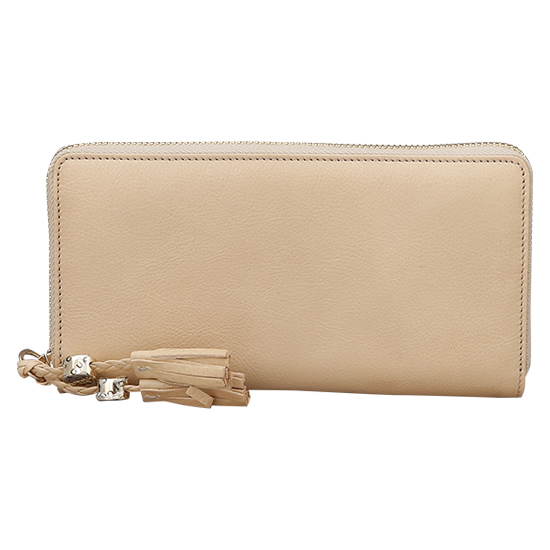 GUCCI(USED) 구찌 소호 레더 테슬 지퍼 장지갑