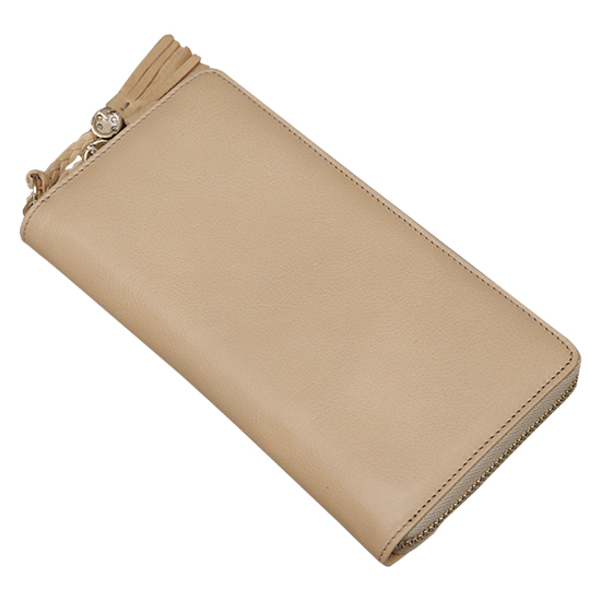 GUCCI(USED) 구찌 소호 레더 테슬 지퍼 장지갑
