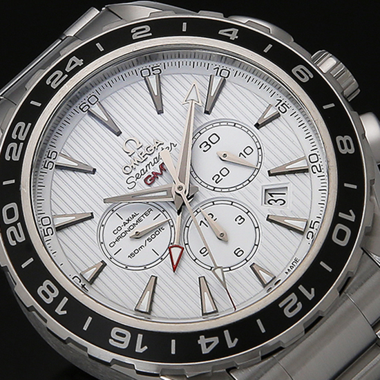 OMEGA(USED)씨마스터 아쿠아테라 GMT 크르노