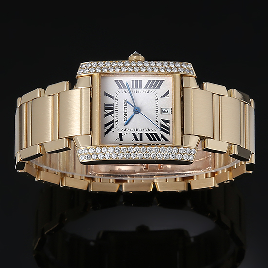 CARTIER(USED) 탱크 프랑세스 옐로우골드