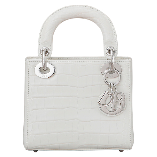 CHRISTIAN DIOR(USED)레이디디올 미니 엘리게이터