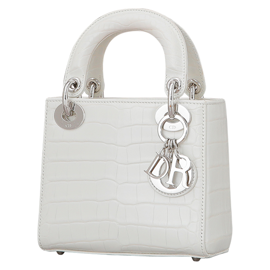 CHRISTIAN DIOR(USED)레이디디올 미니 엘리게이터