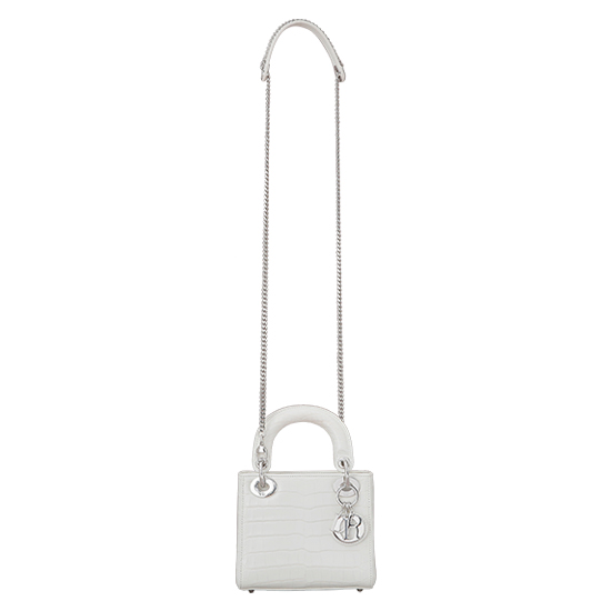 CHRISTIAN DIOR(USED)레이디디올 미니 엘리게이터