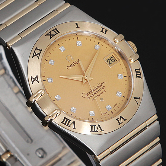 OMEGA(USED) 컨스틸레이션 콤비 풀바 오토