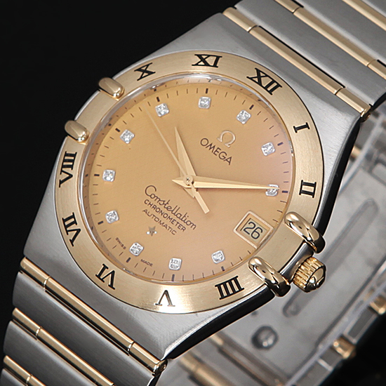 OMEGA(USED) 컨스틸레이션 콤비 풀바 오토