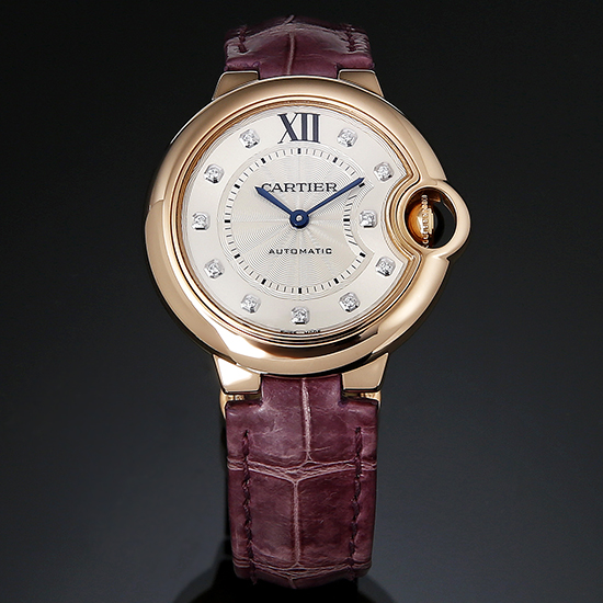 CARTIER(USED) 발롱블루 로즈골드 33 오토