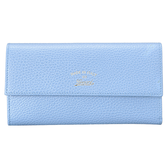GUCCI(USED) 구찌  블루 레더 스윙 장지갑