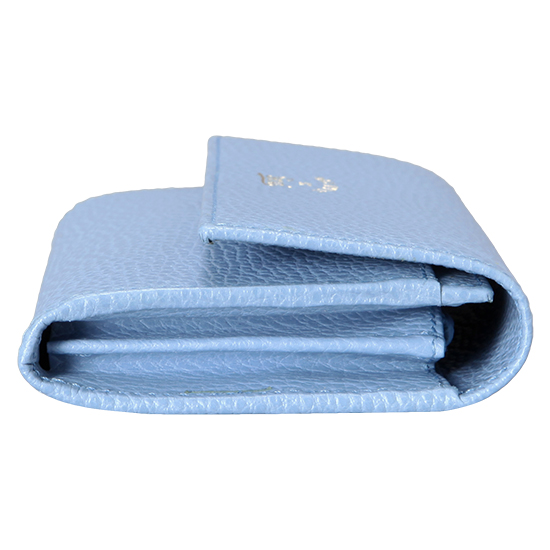 GUCCI(USED) 구찌  블루 레더 스윙 장지갑