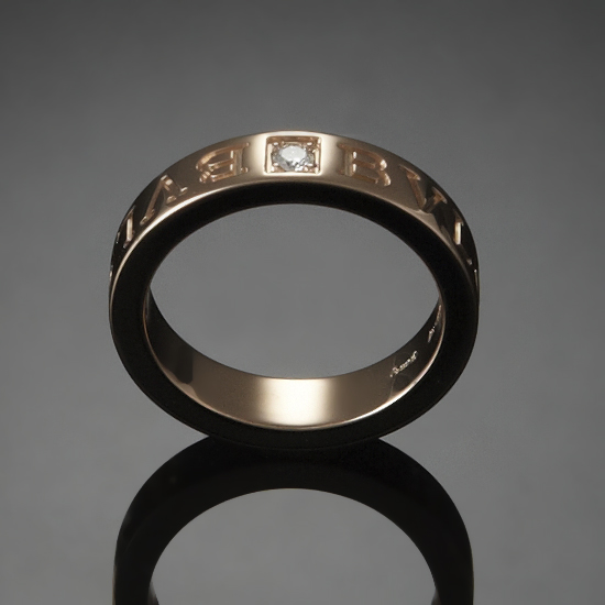 BVLGARI(USED)불가리 1P BB더블로고링 #48