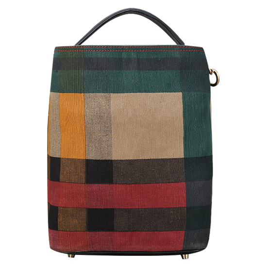 BURBERRY(USED)애쉬비 캔버스 체크 호보백