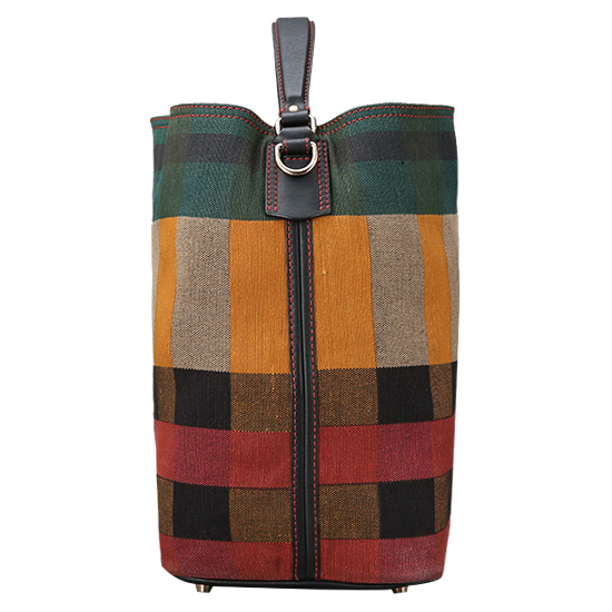 BURBERRY(USED)애쉬비 캔버스 체크 호보백