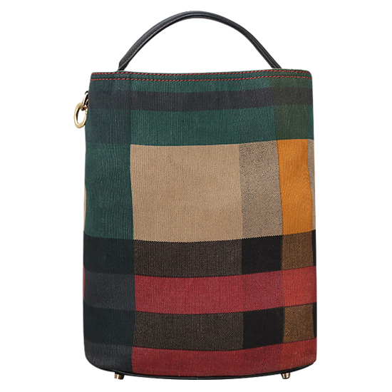 BURBERRY(USED)애쉬비 캔버스 체크 호보백