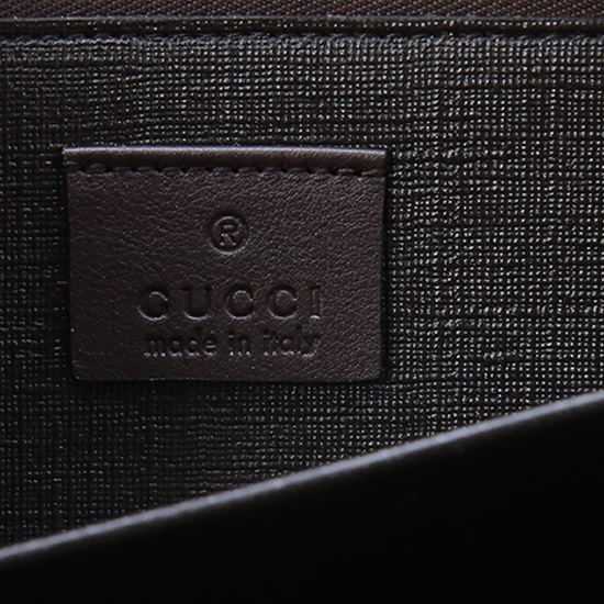 GUCCI(USED) 구찌 GG로고 PVC 플랩 장지갑