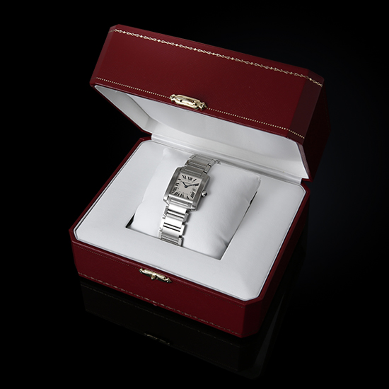 CARTIER(USED)탱크 프랑세스 스틸 M