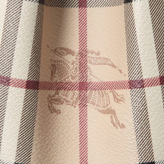 BURBERRY(USED)PVC 노바체크 토트겸 숄더백