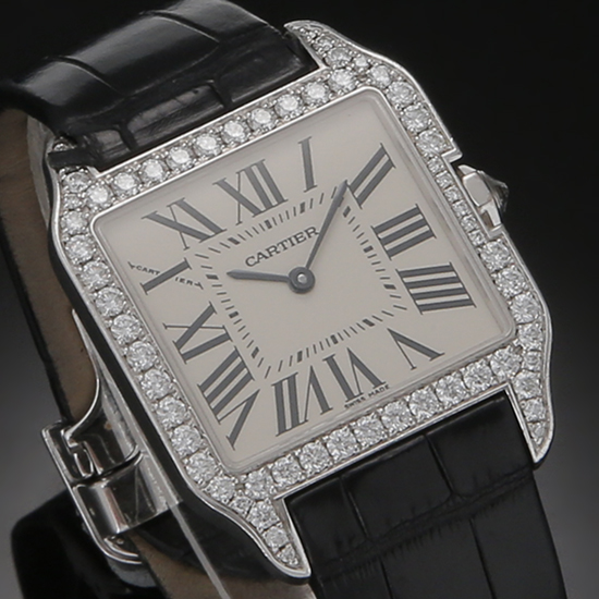 CARTIER(USED)듀몽 다이아베젤