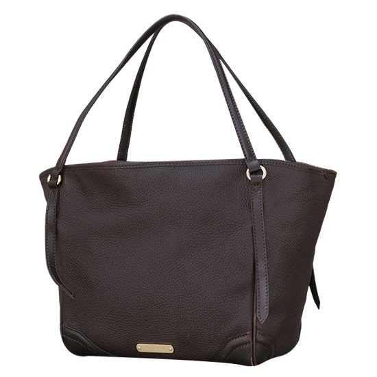 BURBERRY(USED)브라운 레더 숄더백