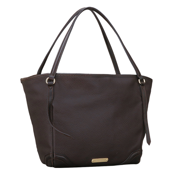 BURBERRY(USED)브라운 레더 숄더백
