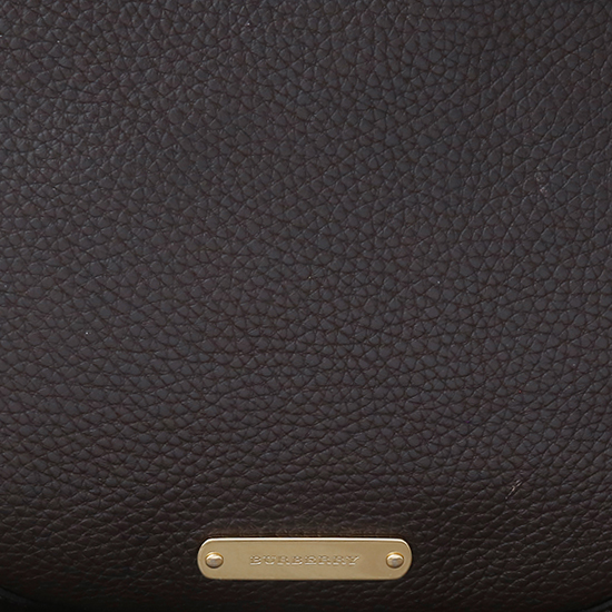 BURBERRY(USED)브라운 레더 숄더백