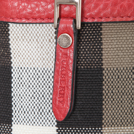 BURBERRY(USED)캔버스 레드 크로스 바디백