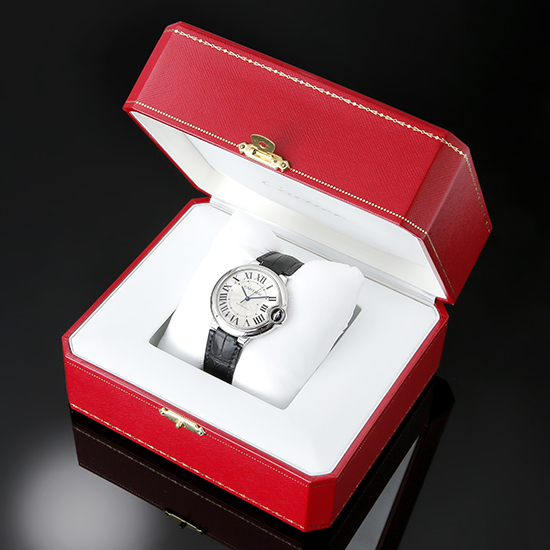 CARTIER(USED)발롱블루 스틸 36 오토