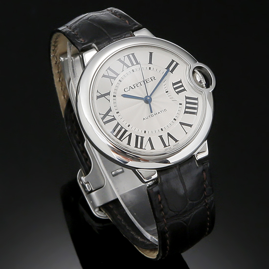 CARTIER(USED)발롱블루 스틸 36 오토