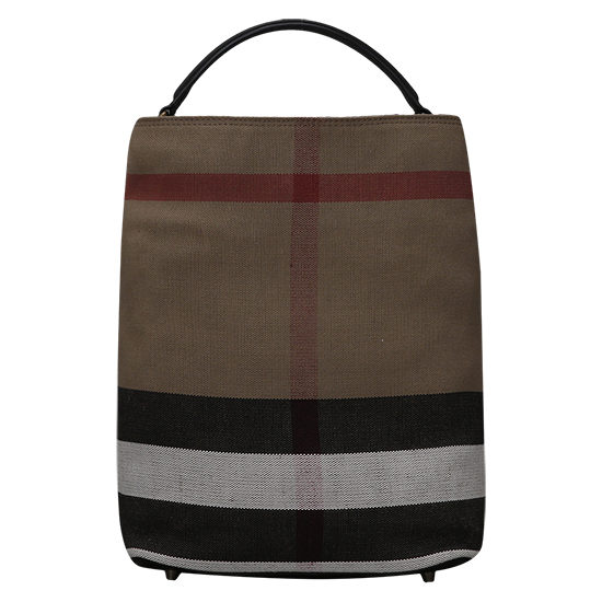 BURBERRY(USED)애쉬비 캔버스 체크 호보백