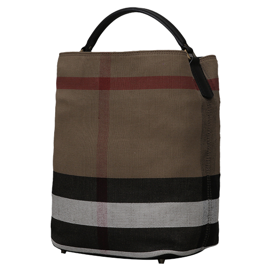 BURBERRY(USED)애쉬비 캔버스 체크 호보백