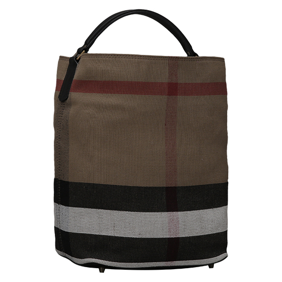 BURBERRY(USED)애쉬비 캔버스 체크 호보백
