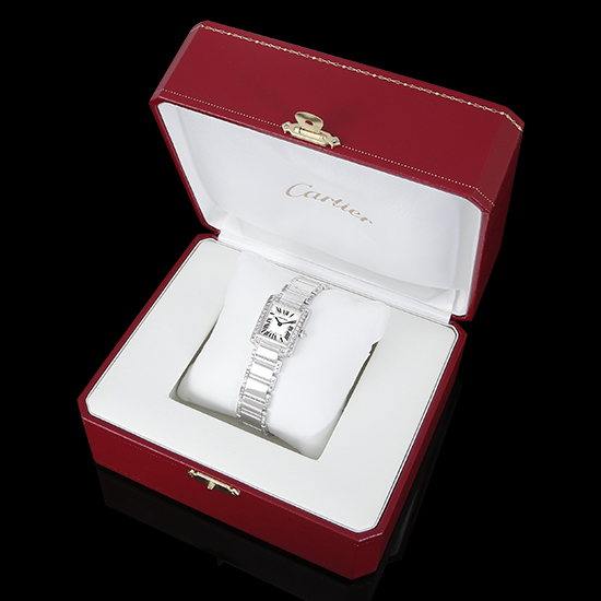 CARTIER(USED)탱크 프랑세스 베젤다이아