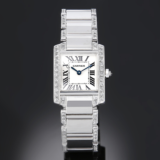 CARTIER(USED)탱크 프랑세스 베젤다이아