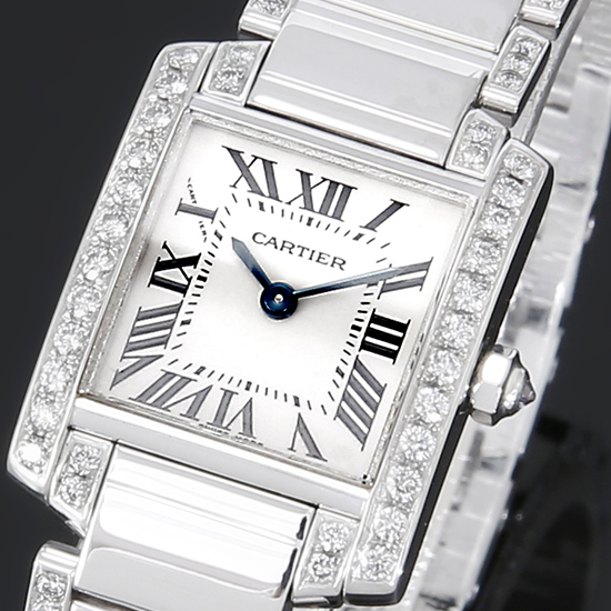 CARTIER(USED)탱크 프랑세스 베젤다이아