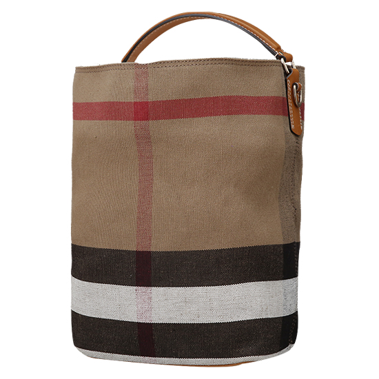 BURBERRY(USED)애쉬비 캔버스 체크 호보백