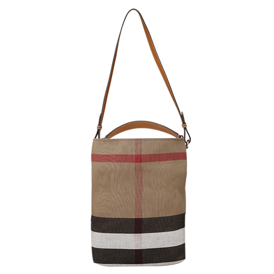 BURBERRY(USED)애쉬비 캔버스 체크 호보백
