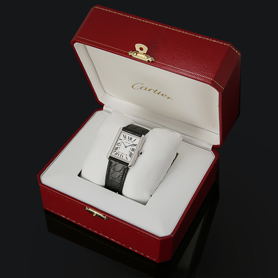 CARTIER(USED) 탱크솔로 스틸 라지