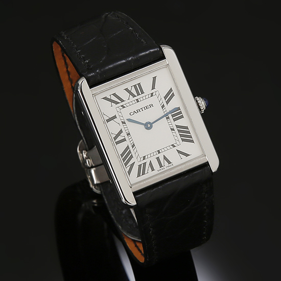 CARTIER(USED) 탱크솔로 스틸 라지